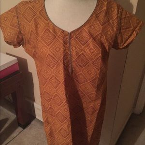 Print dashiki top and scarf